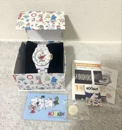 【新品】70周年記念　限定時計　ムーミン腕時計 リトルミイ 天然ダイヤ