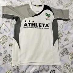 ATHLETA 半袖シャツ ホワイト/グレー M