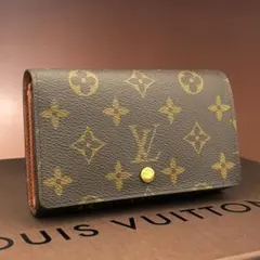 美品✨ルイヴィトン 財布 レディース ポルトモネ ビエ トレゾール 二つ折り財布