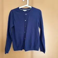 studio CLIP ネイビー 長袖カーディガン