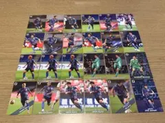 サムライブルー　サッカー　日本代表　オフィシャル　グッズ　カルビー　24枚