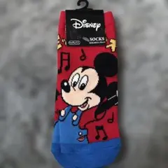 Disney ミッキーマウス ソックス レア23-25cm 新品送料税込
