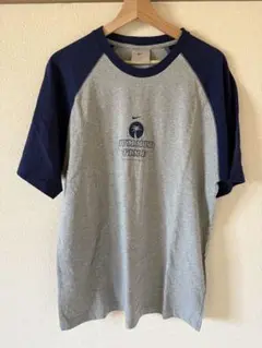 NIKE SUMMER TIME Tシャツ Lサイズ ネイビー×グレー