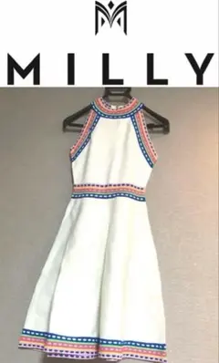Milly ミリー　ワンピース　白　ノースリーブのサムネイル