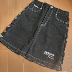 平成レトロ　希少　当時品　エンジェルブルー　150センチ　デニムスカート