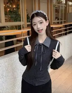 SHEIN レディース ニット 韓国風 トップス M