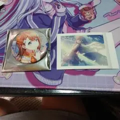 プロセカ　花里みのり　缶バッジとイラストカードセット