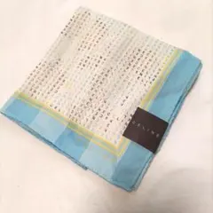 CELINE セリーヌ大判ハンカチ　シール付き未使用 ロゴ