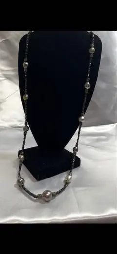 半額セール‼️【未使用品】南洋真珠マルチカラーロングネックレス