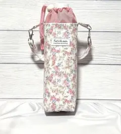 ペットボトルカバー 輸入生地薔薇柄 ピンク系 ハンドメイド - メルカリ