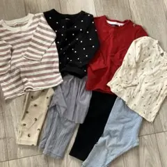 ベビー服 パンツ トップス 長袖カットソー セット 80センチまとめ売り
