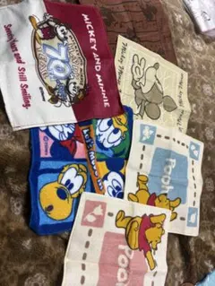 お値下げ中、ミッキー・プーさん タオル 6枚セット