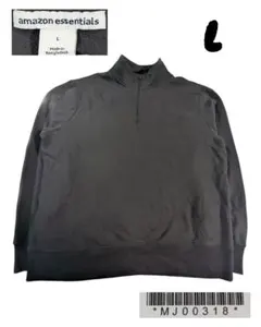 Amazon Essentials ジップアップスウェットトレーナー Ｌ