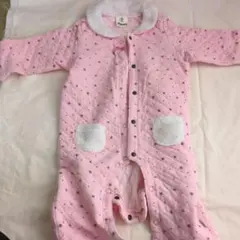 baby ロンパース 80 ピンク 星柄