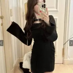 GRL フロントオープンボレロ×ベアワンピースセットアップ [ask102]