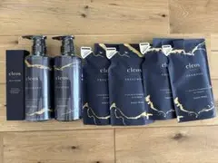 クレオズ　シャンプートリートメントボトル1セット&詰替用2セット　ヘアセラム付