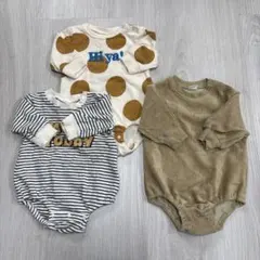 バースデイ　ロンパース3点セット　サイズ70