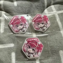 みかさくん　アクリルステッカー3個セット