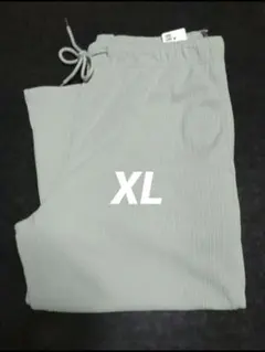 リブプルオンパンツ(丈標準) グリーン XLのサムネイル