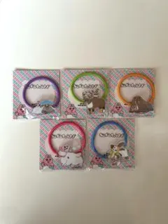 おぱんちゅうさぎ　ヘアゴム　全5種　5個セット