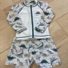 恐竜柄 ベビー水着セット 80cm