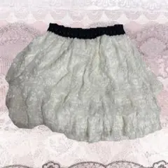 INGNI レーススカート 白 ミニスカ