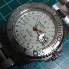 WANCHER 自動巻き腕時計 シルバーGMT ワンチャー