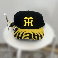 阪神タイガース 応援キャップ マスコット付き 阪神タイガース 応援マスコット フラッグ付き キャップマスコット