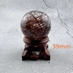 超絶綺麗✨72mm ゴールドルチルクォーツ 丸玉 スフィア 金針水晶
