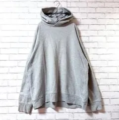 【無印良品】大きめサイズL-XLフード付きシンプルスウェットパーカートップス