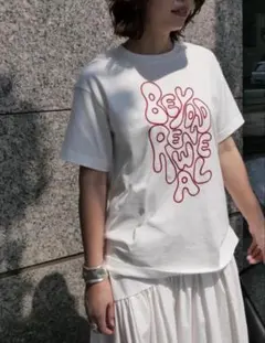 etretokyo エンブロイダリーTee / RED