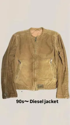 90s 〜00s Diesel jacket 短丈 Sサイズ コーデュロイのサムネイル
