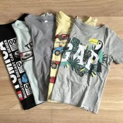 ③半袖Tシャツ Gap トミカ スポーツカー 働く車 5枚セット 100cm