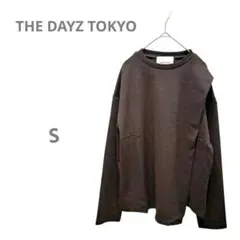 【ザデイズトウキョウ】新品 アシンメトリー 長袖カットソー ロンT 茶色 S