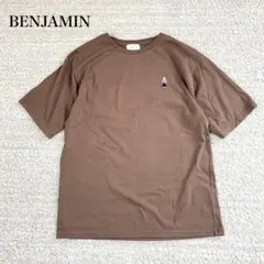 ベンジャミン 半袖Tシャツ ポーラーベア ワンポイントロゴ刺繍 綿混 カジュアルのサムネイル