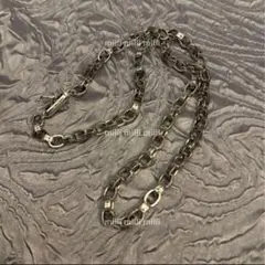 シルバー925 ペーパーチェーンネックレス