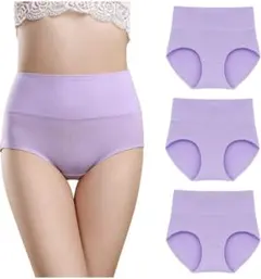 ３枚セット ショーツ レディース ハイウェスト 高通気性 伸縮性 美形ショーツ