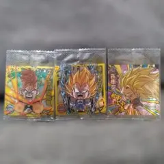 ドラゴンボールウエハース シール 人造人間16号 ベジータ 孫悟空