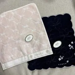 TOCCA タオルハンカチ 2枚セット リボン 花柄のサムネイル