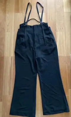 jeanasis サロペットパンツ　黒