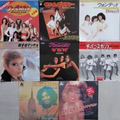 70's ディスコEPレコード8枚セット