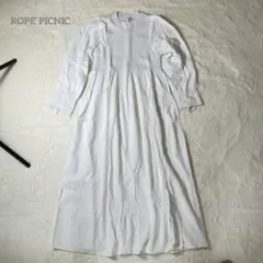 【美品】ロペピクニック ROPE' PICNIC ドッキングワンピース 白 38のサムネイル