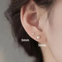 【高品質】パール ゴールド スタッドピアス シンプル レディース シルバー