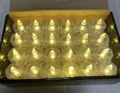 LEDキャンドル型ライト 24個入り　結婚式