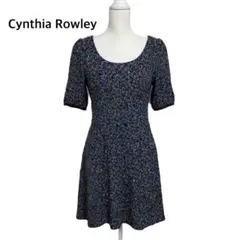 cynthia rowley シンシアローリー 花柄ワンピース 日本製 レトロ