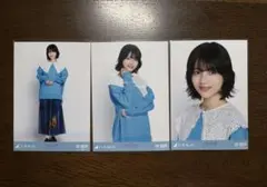 乃木坂46 林瑠奈　襟付きコーデ　生写真　3種コンプ