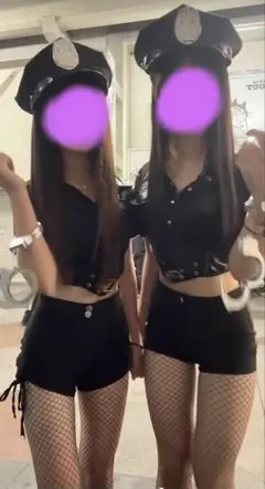 ブラックショートパンツ サイドひも付き