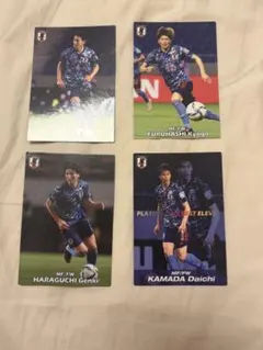 Calbee カルビー ポテト チップス サッカー 日本代表 カード 守田英正