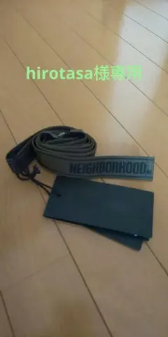 NEIGHBORHOOD ネイバーフッド JQ.LOGO ベルト オリーブ