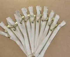 ④YKKファスナー10本セット 12cmキナリ